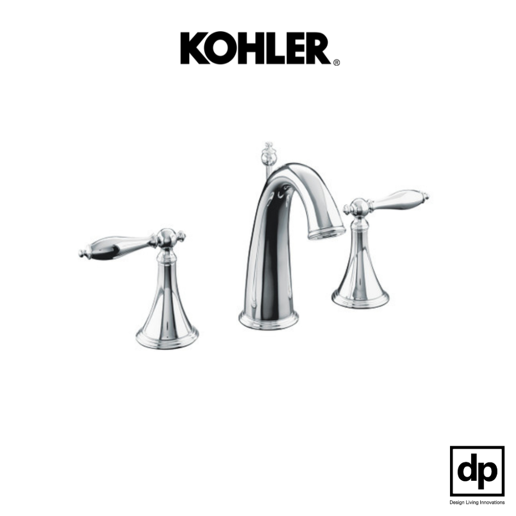 KOHLER Finial ก๊อกอ่างล้างหน้า แบบน้ำร้อน-น้ำเย็น รุ่นฟีเนียล K-8670X-4M-CP
