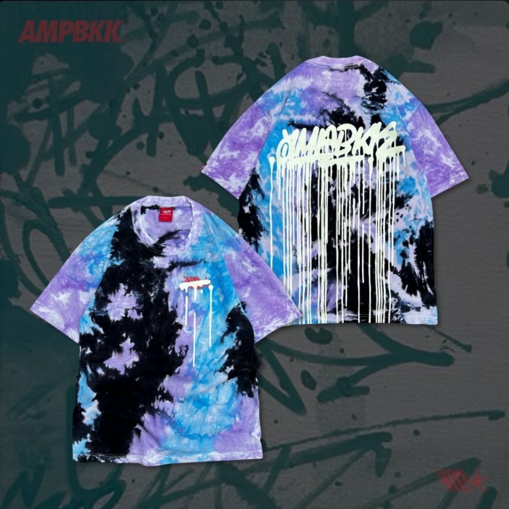 A.M.P. “MOP” Tie-Dyed T-shirt รูปที่ 3