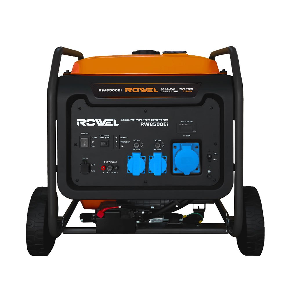 ROWEL เครื่องกำเนิดไฟฟ้าเบนซินระบบอินเวอร์เตอร์ รุ่น RW8500Ei 7.5 KW