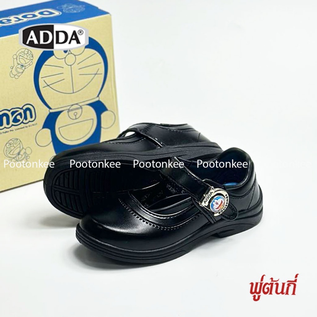 ADDA รองเท้านักเรียนหญิง รุ่นโดราเอมอน Doraemon 41Z01-B1 รองเท้าหนัง ไซส์ 30-41 ของแท้ พร้อมส่ง