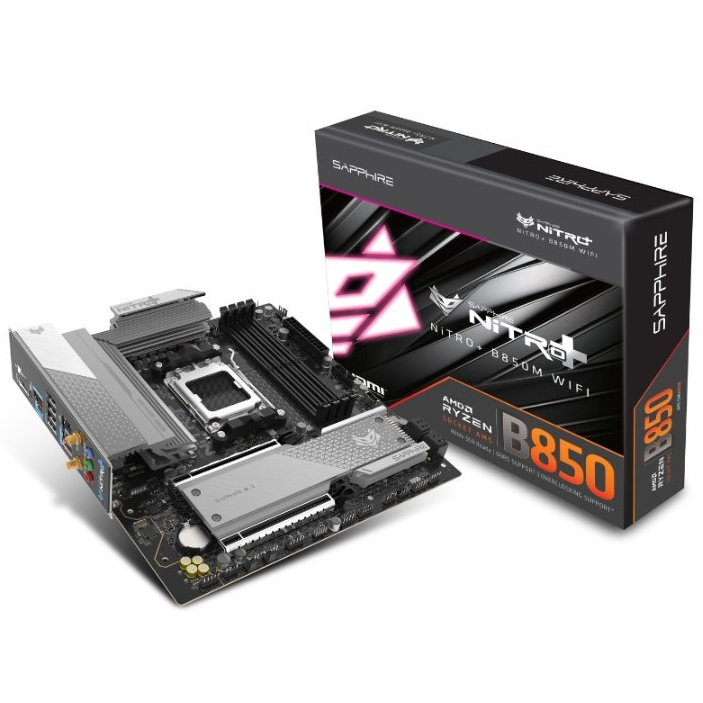 SAPPHIRE NITRO+ B850M WIFI (AM5) MAINBOARD