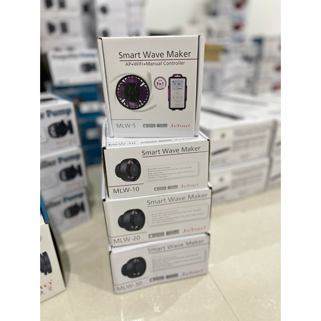 ปั๊มทำคลื่นรุ่นใหม่ล่าสุด Jebao MLW Series WIFIจอสี พร้อมคอนโทรลรุ่นใหม่ล่าสุด เสียงเงียบทนทานพร้อมรับประกันสินค้า