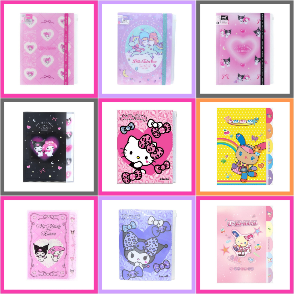 💜 แท้ 100% แฟ้ม Sanrio ❤️ แฟ้มเอกสาร