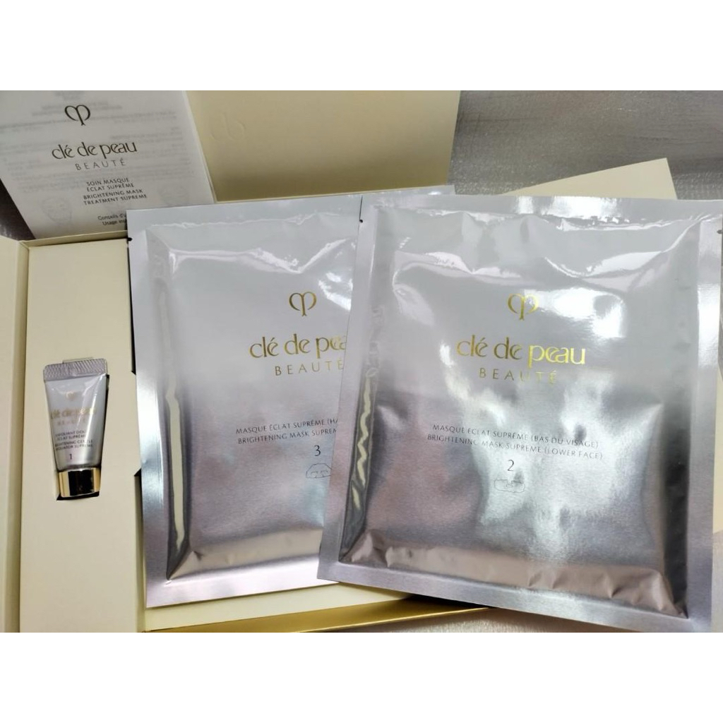 🇹🇭งานป้ายไทยแท้ แบ่งขาย Cle de peau Brightening Mask Supreme 1 Sheet