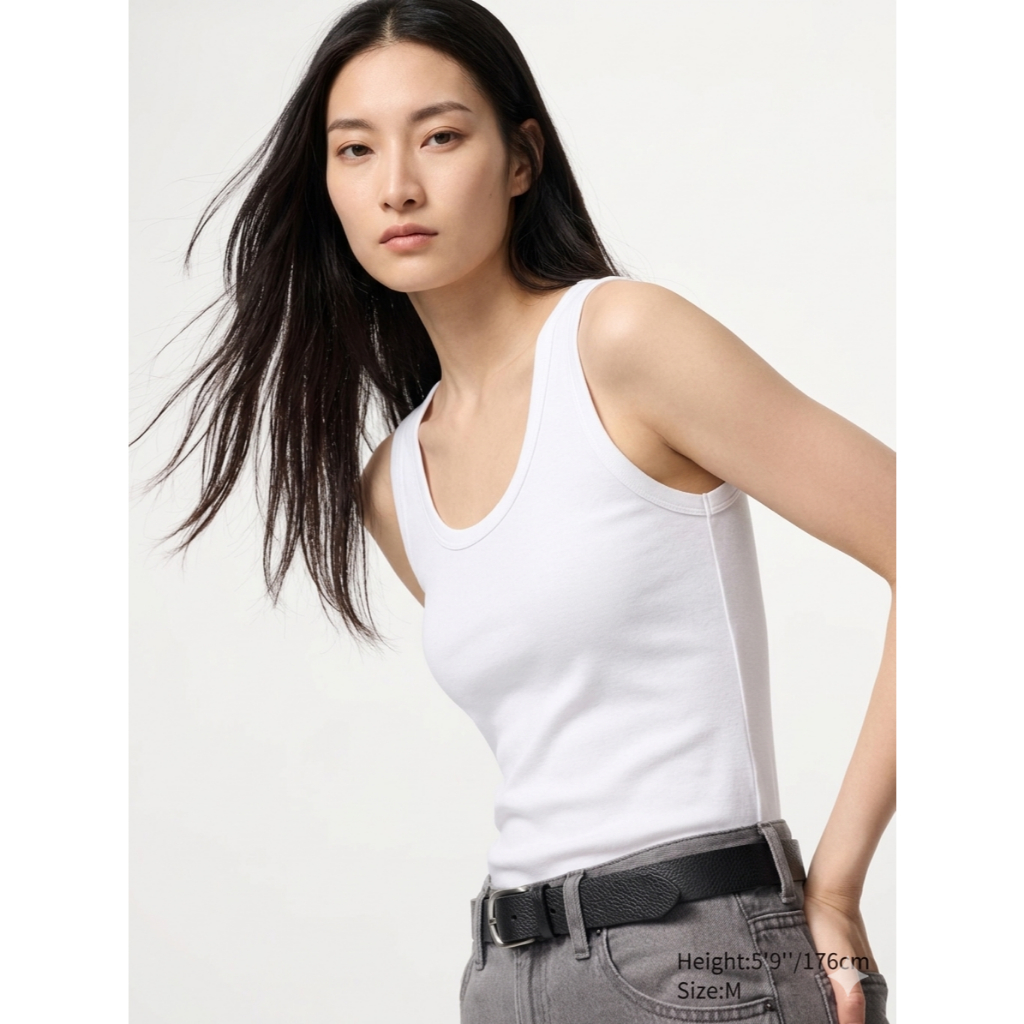 CHERILON AirCotton Seamless Tank 100% Cotton เชอรีล่อน เสื้อกล้าม ผู้หญิง บางสบาย ระบายอากาศดี TIB-VCT2