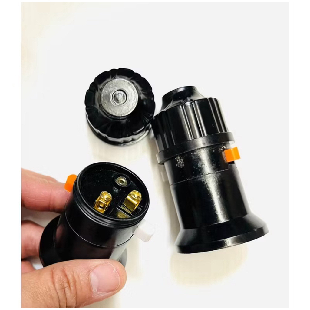 ขั้วห้อย ขั้วหลอดไฟ มีสวิตช์ ขั้วห้อยเกลียว E27 ขั้วเกลียวE27 ขั้ว E27 ขั้วหลอดไฟ ขั้วห้อยเกลียว E27