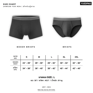 Yuedpao UNWEAR Men’s Boxer Briefs กางเกงในชายขาสั้น กางเกงใน cotton บ๊อกเซอร์ underwear ผ้านิ่ม ใส่สบาย กางเกงในยืดเปล่า