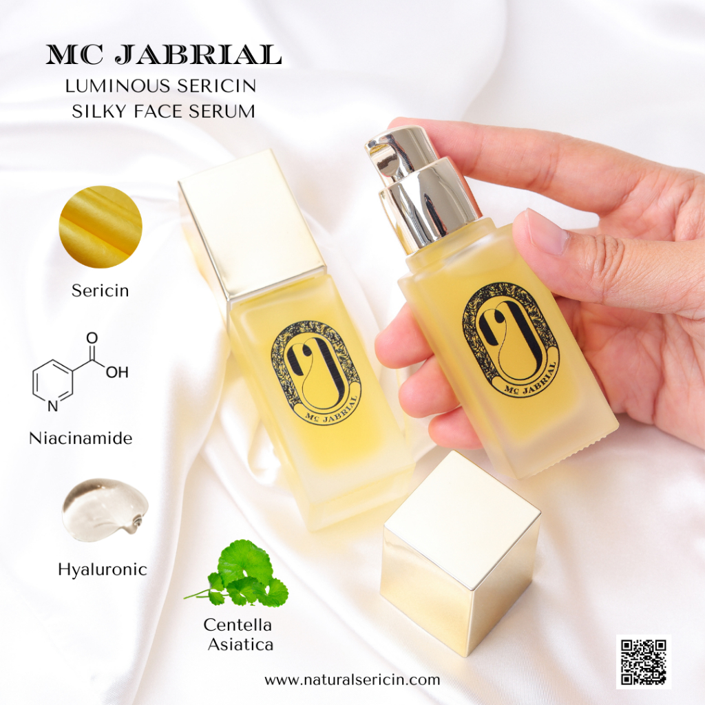Luminous Sericin Silky Face Serum 35ml. ลูมินัส เซริซิน ซิลค์กี้ เฟส เซรั่ม ขนาด 35มล.