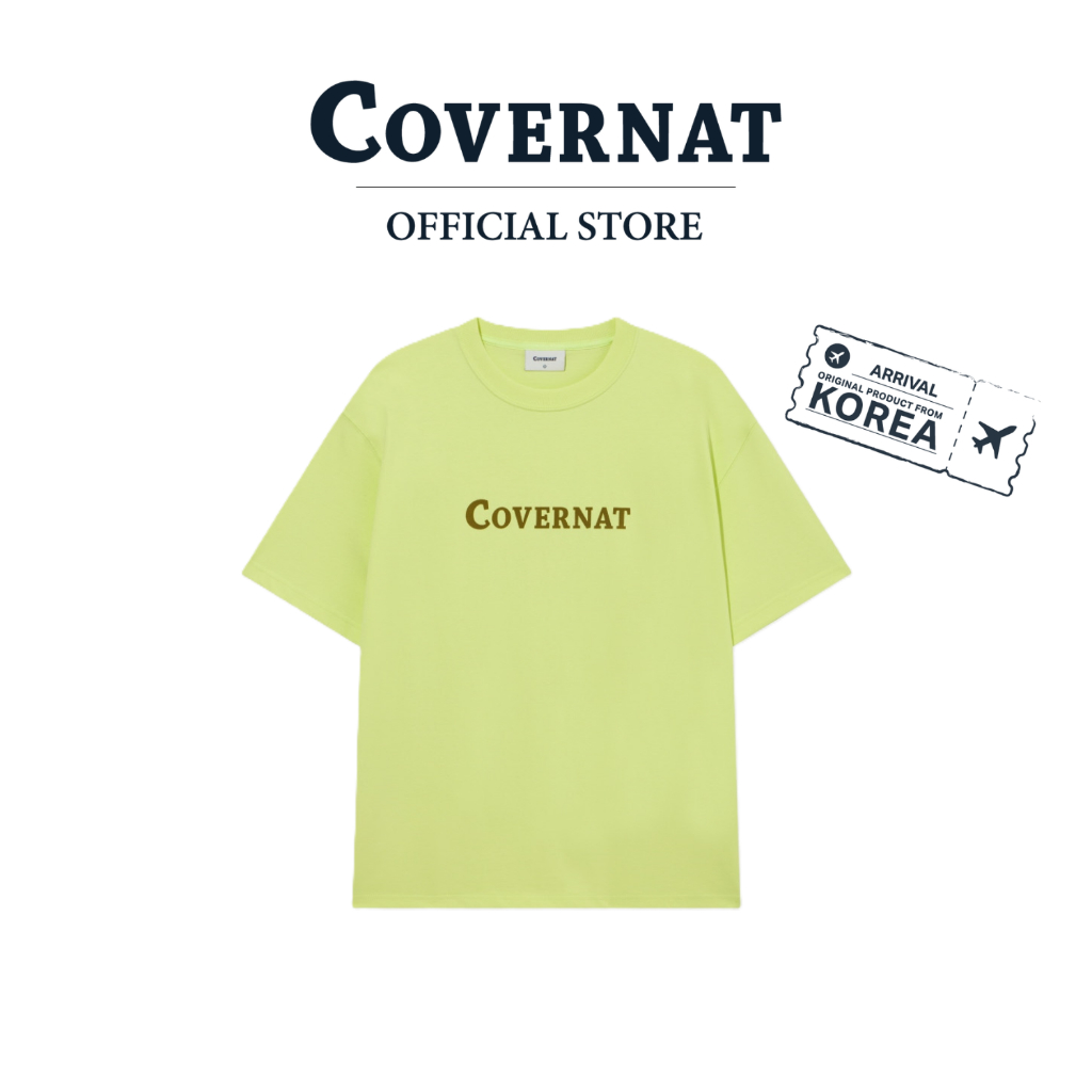 COVERNAT เสื้อยืด รุ่น Center Logo T-Shirt Green (70104SCLSSU_S6GNXX)