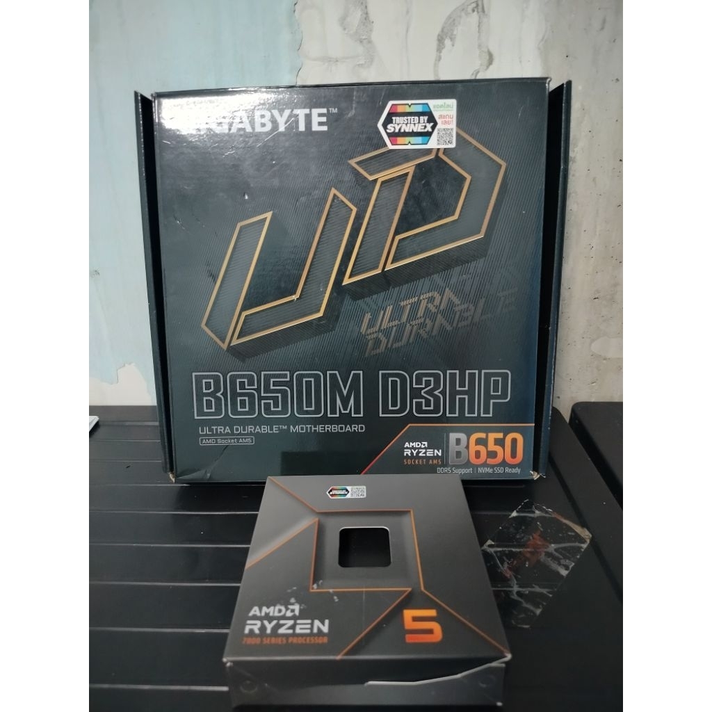 ชุดเซ็ทR5 7600x+b650m มือสองประดัวร้าน7วัน