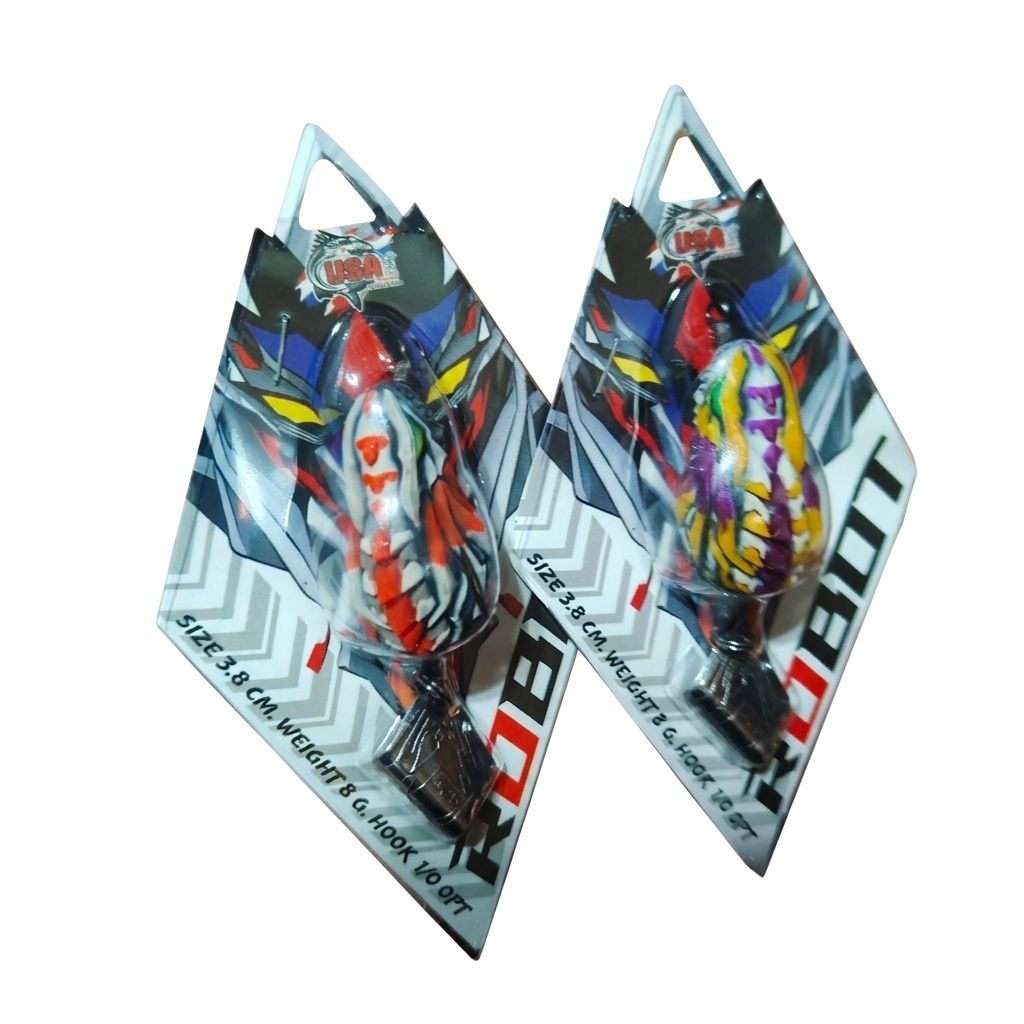 เหยื่อปลอม กบยาง ยูเอสเอ รุ่น โรบอท Robot by BPO