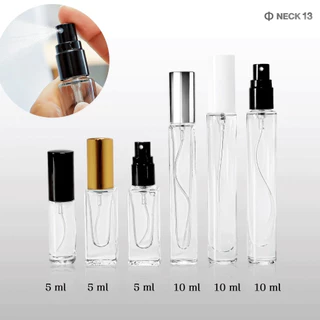 [COSS] ขวดสเปรย์น้ำหอม แพ็ก 100 ชุด 3ml 5ml 7ml 10ml ฝาเกลียว ขวดแบ่งน้ำหอม ขวดแก้วเปล่า พร้อมส่ง ราคาส่ง