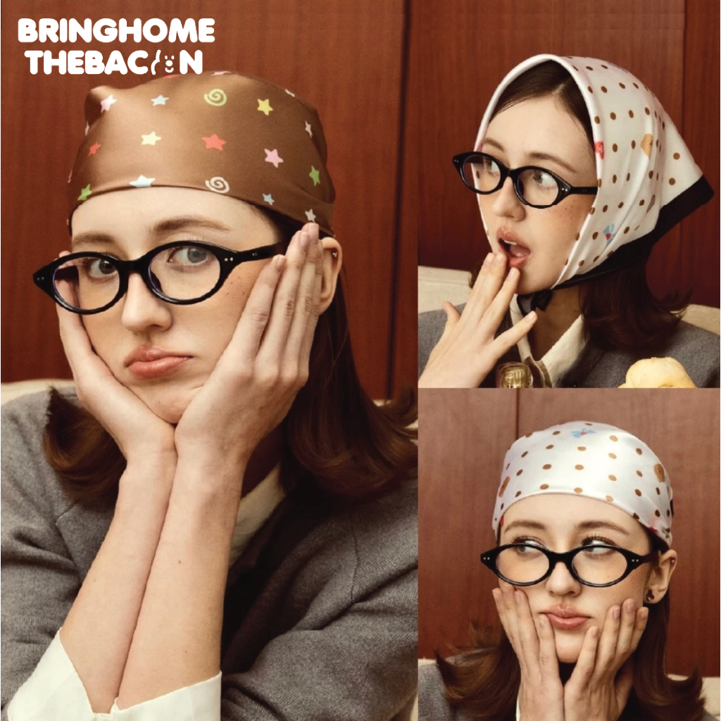 Bringhome Head scarf ผ้าโพกหัว ผ้าพันคอ ผ้าเอนกประสงค์
