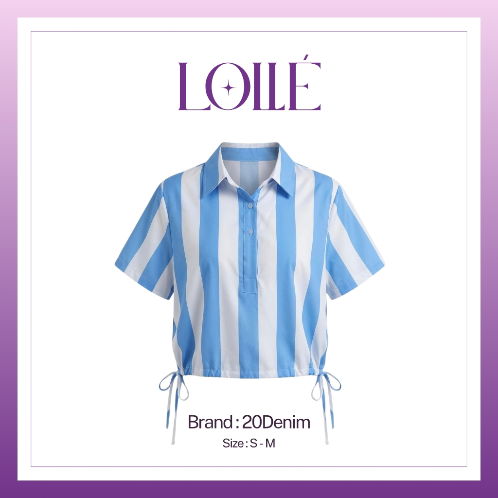 [ส่งต่อ] เสื้อลายทาง 20Denim 💯