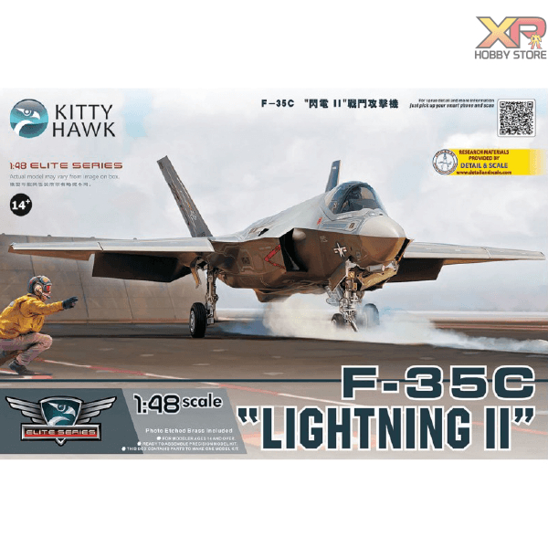 [Kitty Hawk] 1/48 : F-35C Lightning II (KH 80132)