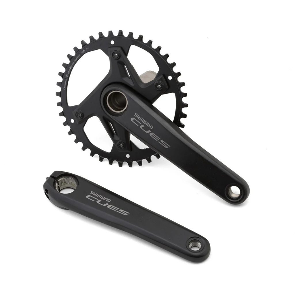 จาน SHIMANO CUES รุ่น FC-U6030-1, ไม่มีกะโหลก, 9-11 SPD