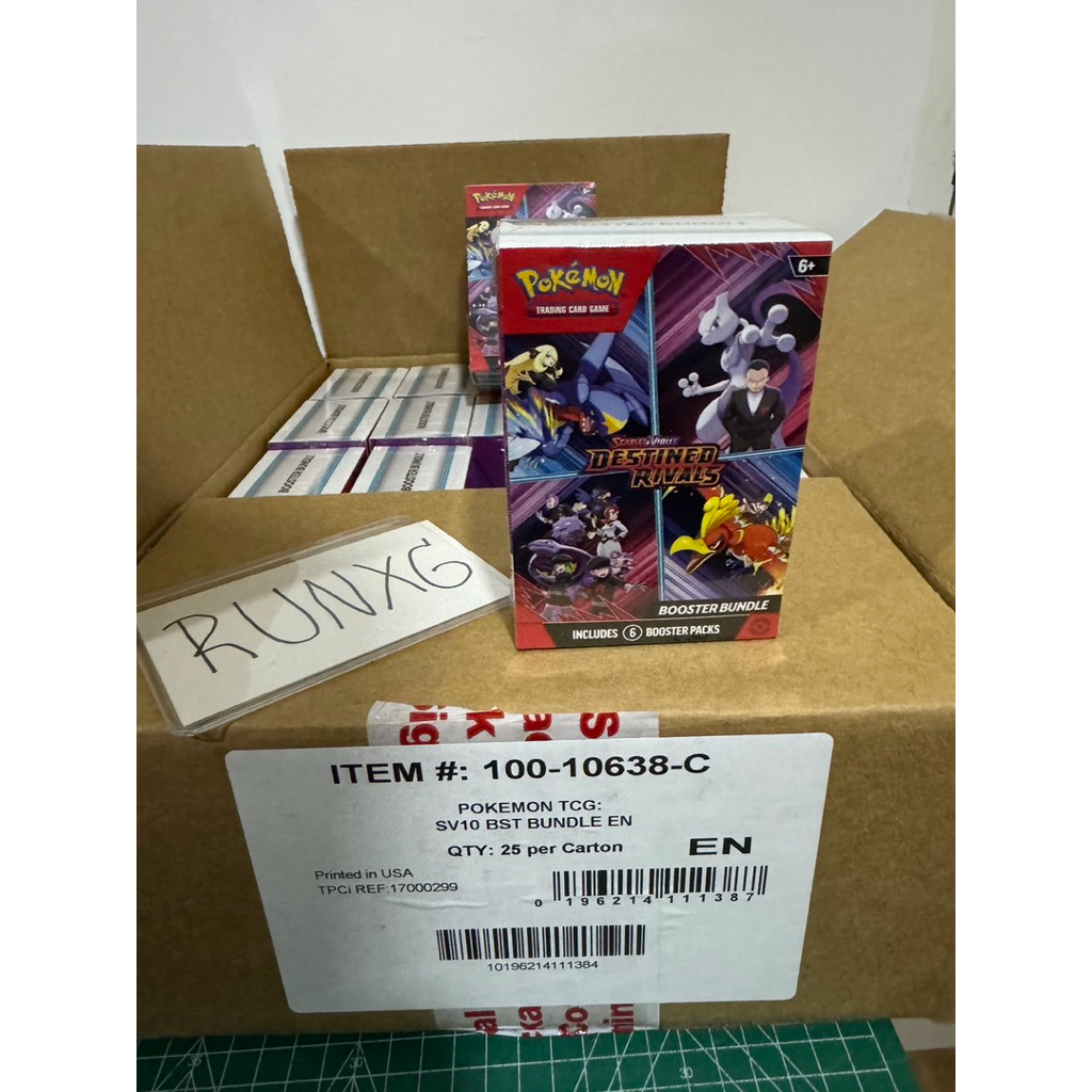 🚨พร้อมส่ง🚨 Pokémon TCG: Scarlet & Violet—Destined Rivals Booster Bundle