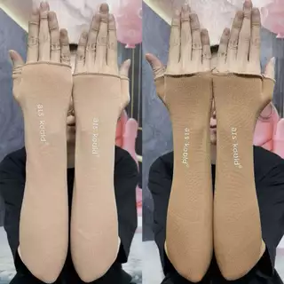 พร้อมส่ง. คอมโบ 1 ปลอก + ถุงเท้าต้นขา เบี้ยประกันภัย 65ซม 1 ชิ้น กันแดดซุปเปอร์ไวท์