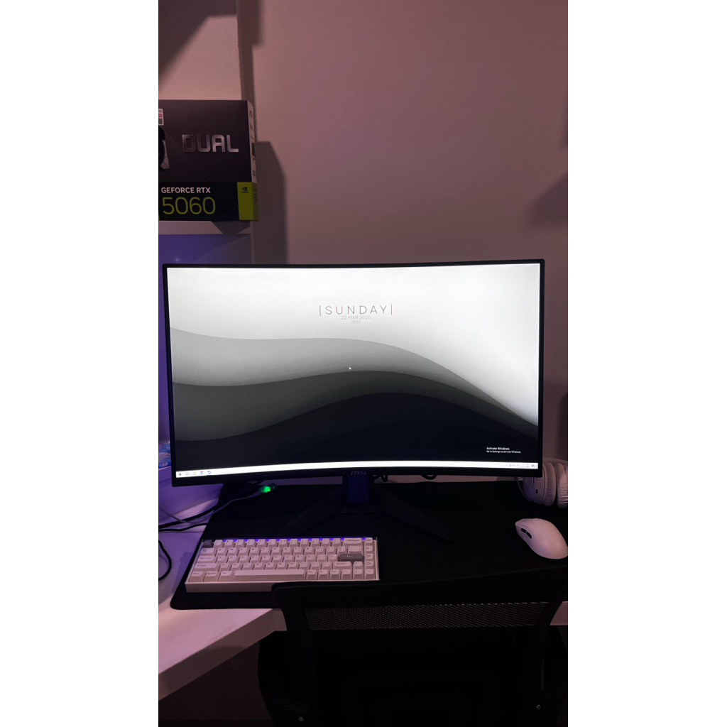 MSI MAG32CQ6F ขนาด 32นิ้ว 2K 180Hz มือสอง