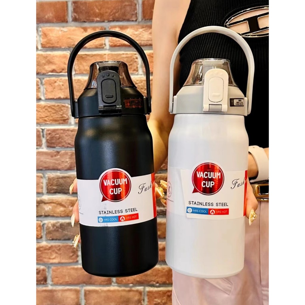 กระติกน้ำ ขวดนำ้ 1.5L_1L แก้วเก็บเย็น แท้งค์สแตนเลส316 กระติกน้ำเก็บความร้อน แก้วเก็บเย็น แก้วเก็บคว