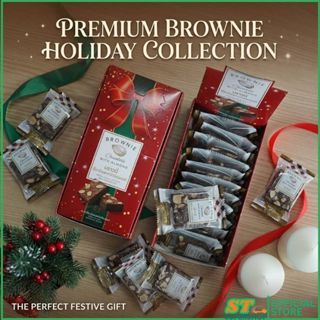 บราวนี่/BROWNIE/ช็อกโกแลตหน้าอัลมอนด์/1กล่อง12ชิ้น