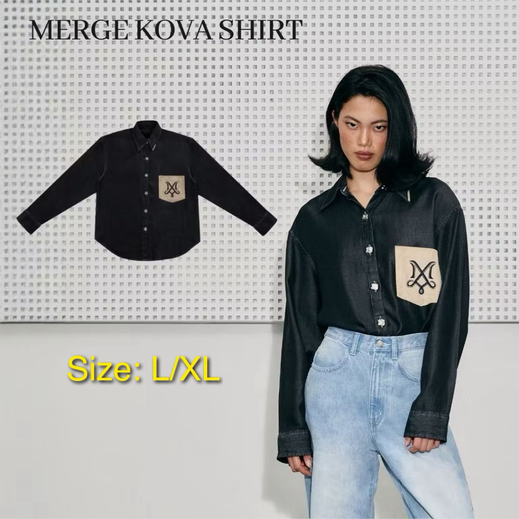 เสื้อเชิ้ตMERGE เนื้อผ้าดีมาก
