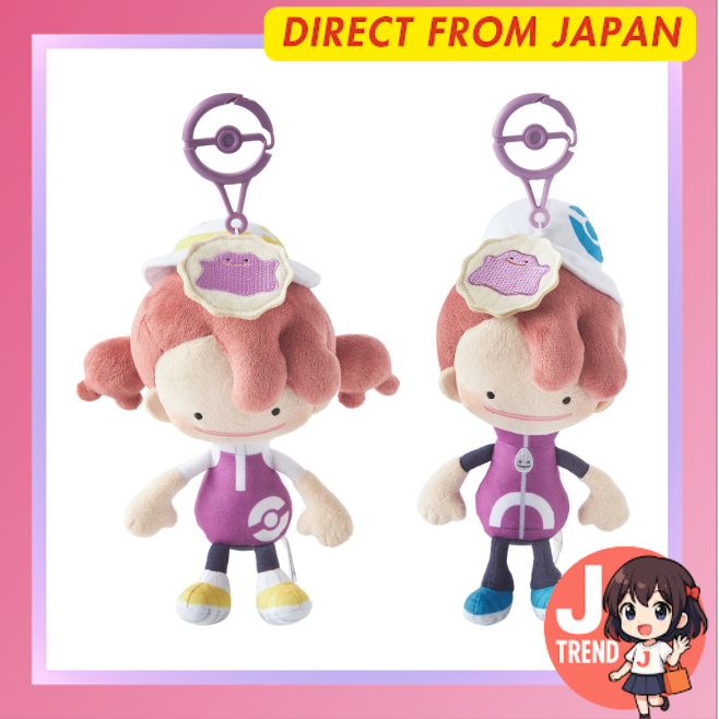 ตุ๊กตา “Poko a Pokémon” Ditto สีเหลือง / Ditto สีน้ำเงิน (พร้อมคาราบิเนอร์) [ส่งตรงจากญี่ปุ่น]