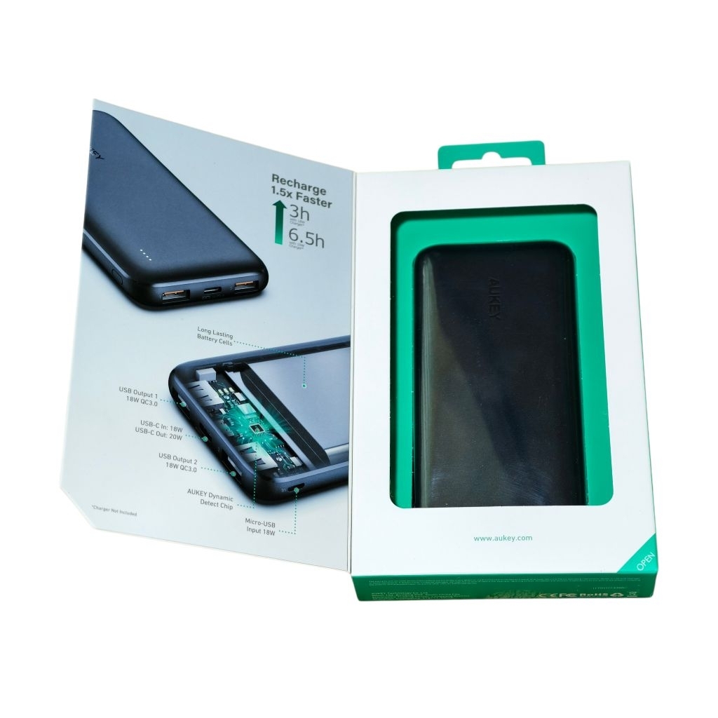 ( ร้านไทย 🇹🇭 พร้อมส่ง ) เพาเวอร์แบงค์ แบรนด์ AUKEY ขนาด 10,000 Mah. สินค้าคุณภาพ