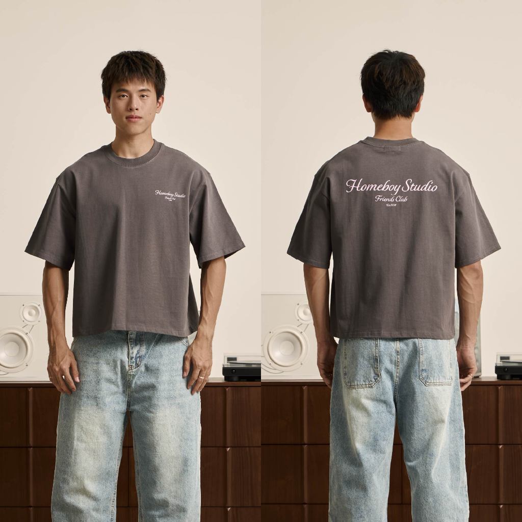 ❗️[ส่งด่วน กทม. 4 ชม.]❗️HOMEBOY เสื้อ UNISEX รุ่น HB.BORN.TO.BE.BOXY