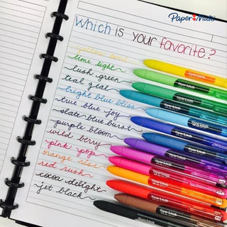 Paper Mate ปากกาเจล ลูกลื่น 0.7mm สีสด แห้งไว Paper Mate Inkjoy gel pen 0.7mm