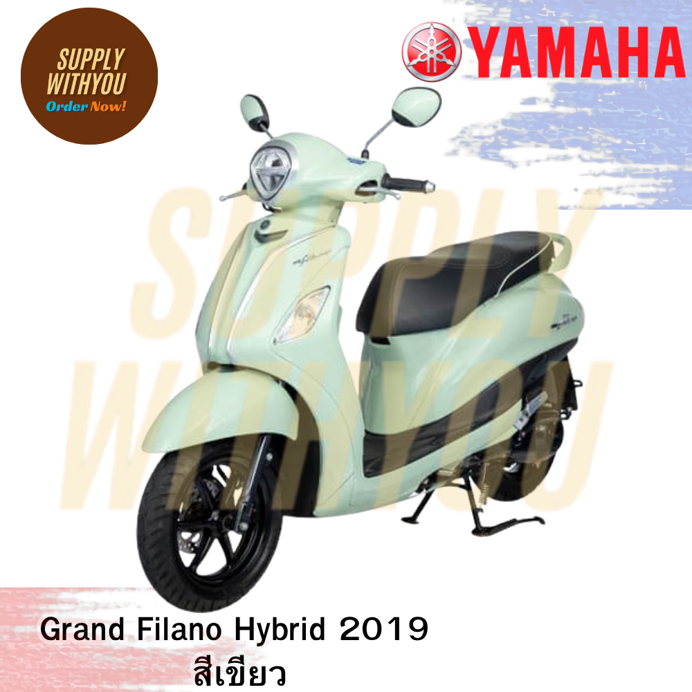 ของแท้ YAMAHA มีทุกสี ชุดสี กาบ แฟริ่ง GRAND FILANO HYBRID 2019 สีเขียว PB    B8B ของแท้ YAMAHA