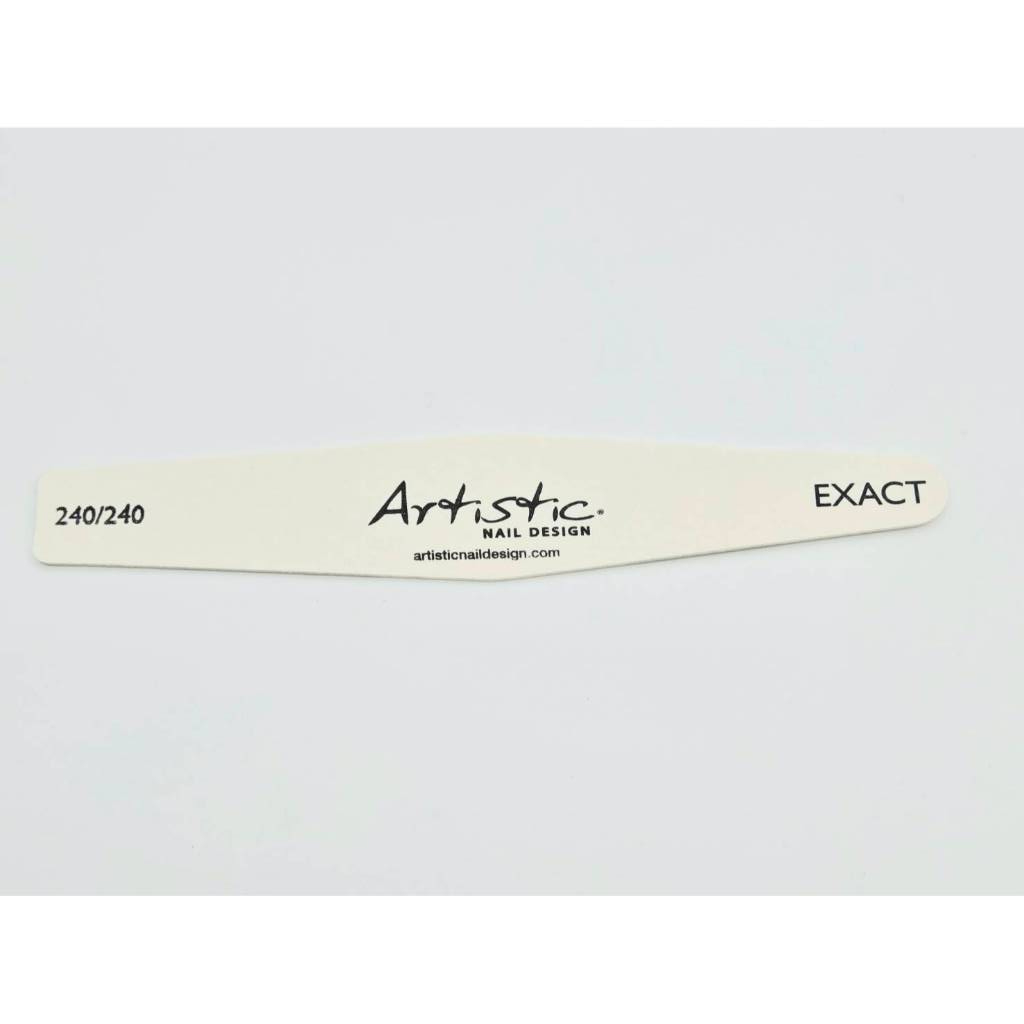 Artistic EXACT 240/240 THIN WOODEN FILE ตะไบเล็บ ตะไบทรงเล็บแบบบาง (นำเข้าจากอเมริกา) 03304
