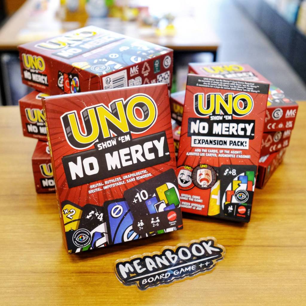UNO No Mercy + Expansion Pack Board Game (สินค้าลิขสิทธิ์แท้ 100%)  [C1(20)]