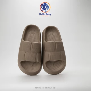 Hello Pony รองเท้าแตะ รองเท้าพื้นนิ่ม แฟชั่นสำหรับผู้ชาย วัสดุ EVA พื้นนุ่ม ใส่สบาย กันลื่น MHM4019