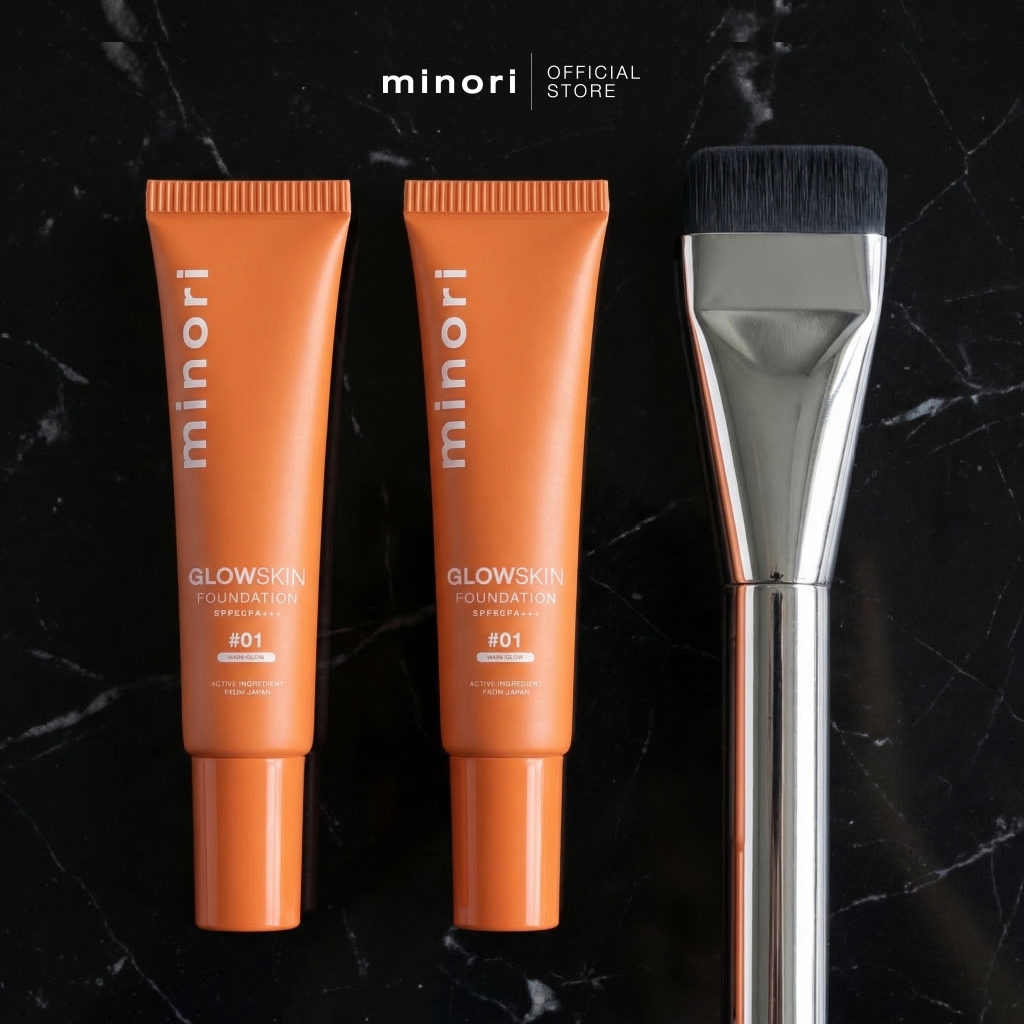 รองพื้น มิโนริ 4 in 1 SPF50PA+++ ไม่ต้องทาแป้ง ขนาด 7.5g