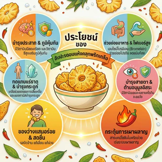 ยองนัวร์ "สับปะรดอบแห้งคลุกพริกเกลือ - สับปะรดเปรี้ยวหวาน พริกเกลือนัวร์แซ่บ (สินค้าใหม่โปรดี)
