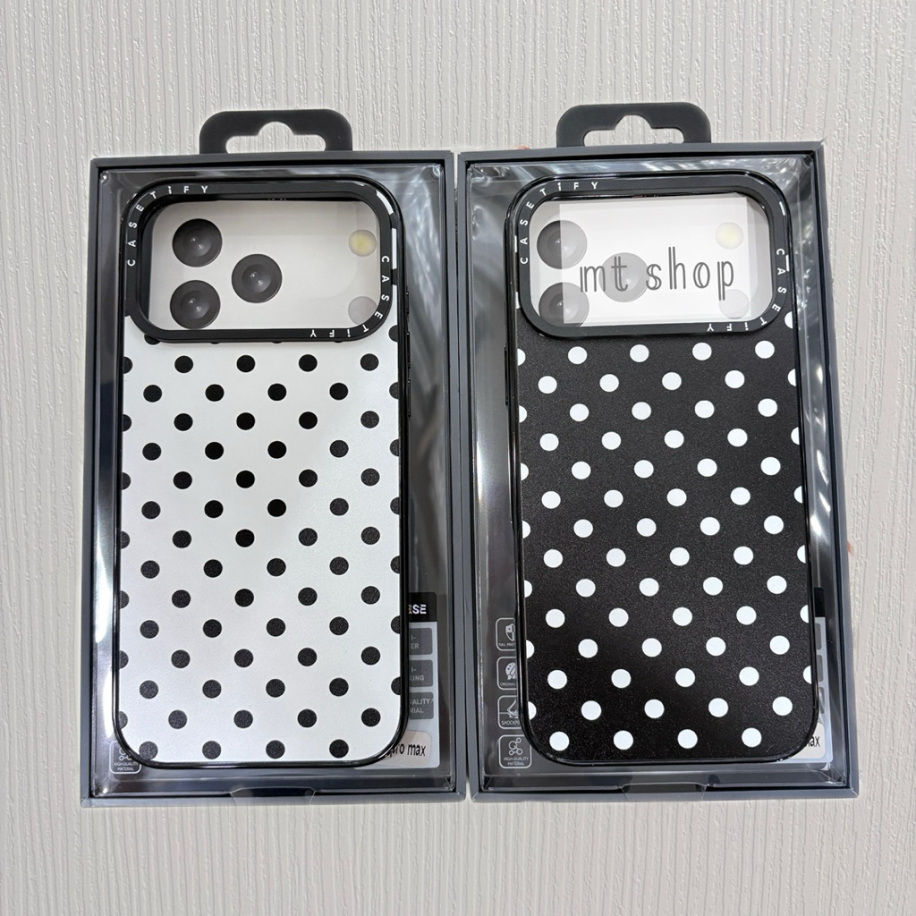 💥Popphone💥เคสTify ลายจุด สำหรับรุ่น iP 16promax 17 17pro 17promax (พร้อมส่ง)