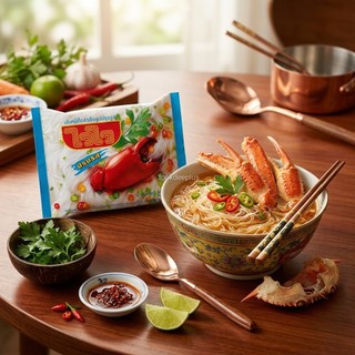ไวไวซอง เส้นหมี่ปรุงรส 55 กรัม (แพ็ก 10 ซอง)