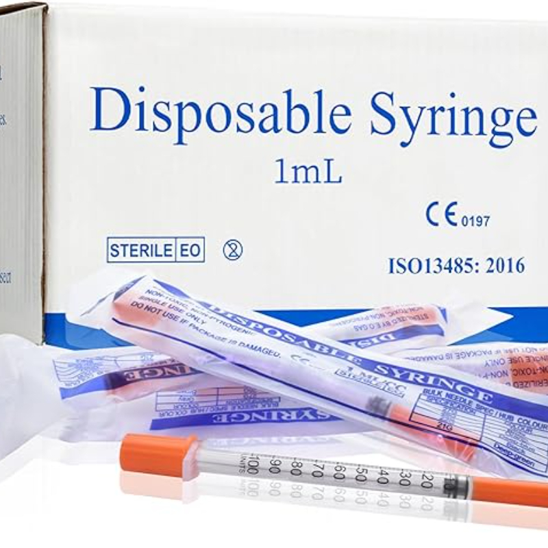 Syringe Luer Lock 1ml/3ml/5ml/10ml แน่นแฟชัน ไม่หลุด สำหรับหลายสถานการณ์