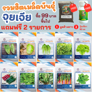 เมล็ดพันธุ์ผัก จุยเจีย F1 ซื้อ 99 บาทขึ้นไปแถมฟรีมูลค้างคาว ปุ๋ยเขียว ซองซิปเก็บง่ายใช้ต่อได้