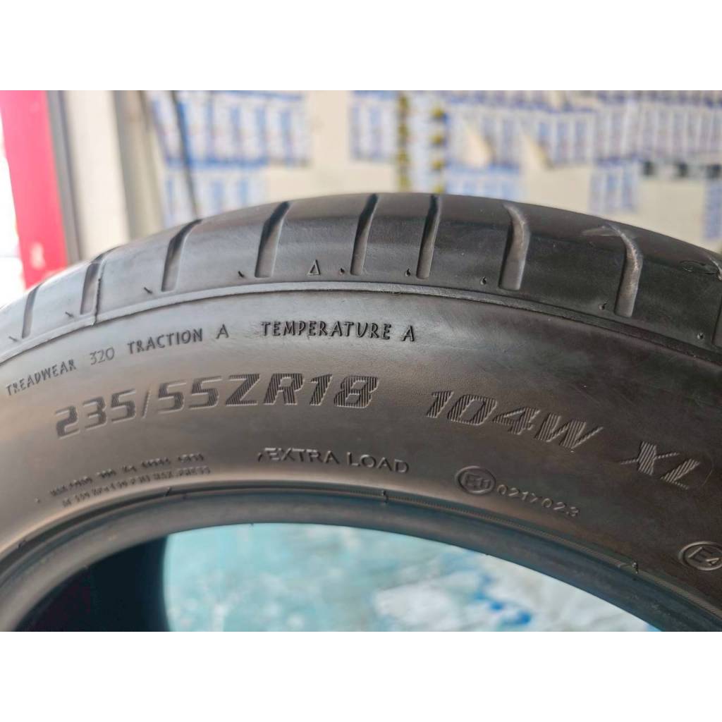 ยางเปอร์เซ็นต์ OTANI ขนาด 235 55 R18 ปี25 โดนหิน ราคา 425 บาท