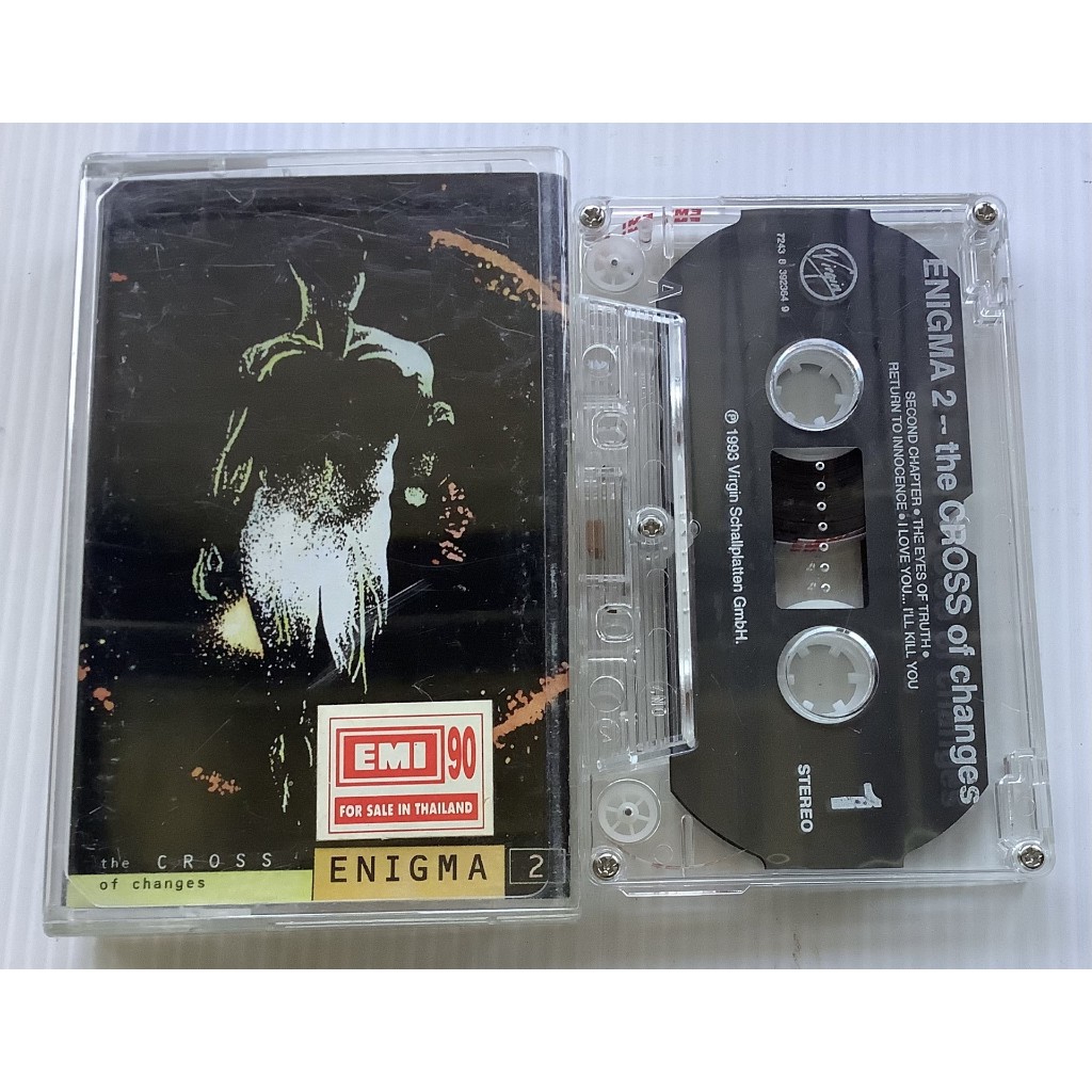 Cassette Tape เทปคาสเซ็ตเพลง Enigma 2 อัลบั้ม The Cross Of Changes ลิขสิทธิ์