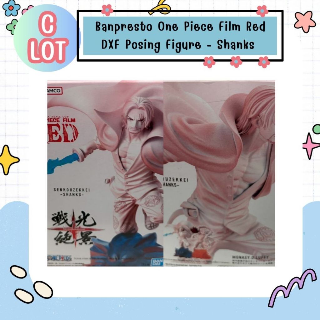 Banpresto One Piece Film Red DXF Posing Figure - Shanks