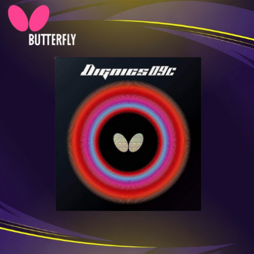 Butterfly Table Tennis Rubber Dignics 09C Black Thickness 06070