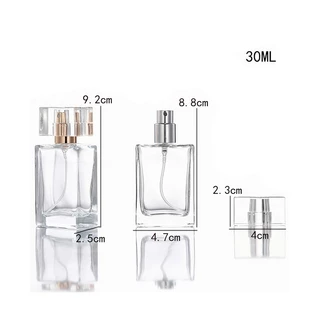 KM ขวดน้ำหอม30MLขวดน้ำหอมเปล่า ขวดน้ำหอมพกพาสะดวก สเปรย์น้ำหอมพกพา ขวดน้ําหอมเปล่า ขวดปั๊มแบ่งน้ำหอม