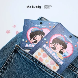 แผ่นแปะสิวเดอะบัดดี้ The Buddy Acne Patch ชนิดไฮโดรคอลลอยด์ แผ่นแปะสิวกลิตเตอร์ดาวหัวใจ 35 ชิ้น/ซอง