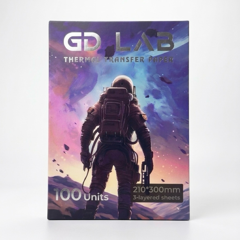 กระดาษลอกลาย GDLab (เนื้อคาร์บอนสีน้ำเงิน) ขนาด A4 สามารถลอกเครื่องและลอกมือได้ เก็บรายละเอียดได้ดี ติดทน