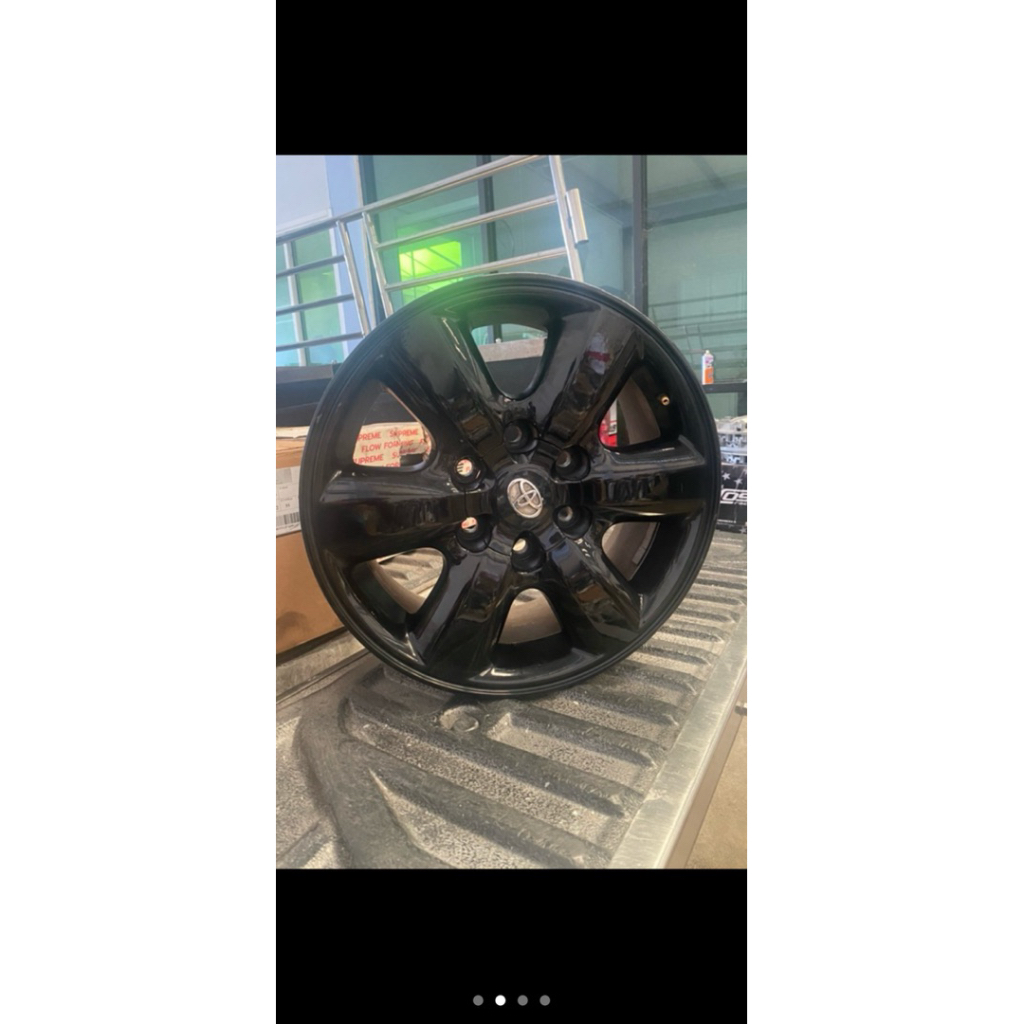 ล้อแม็ก Toyota fortuner black edition ขอบ17 6รู139 ราคาต่อวง