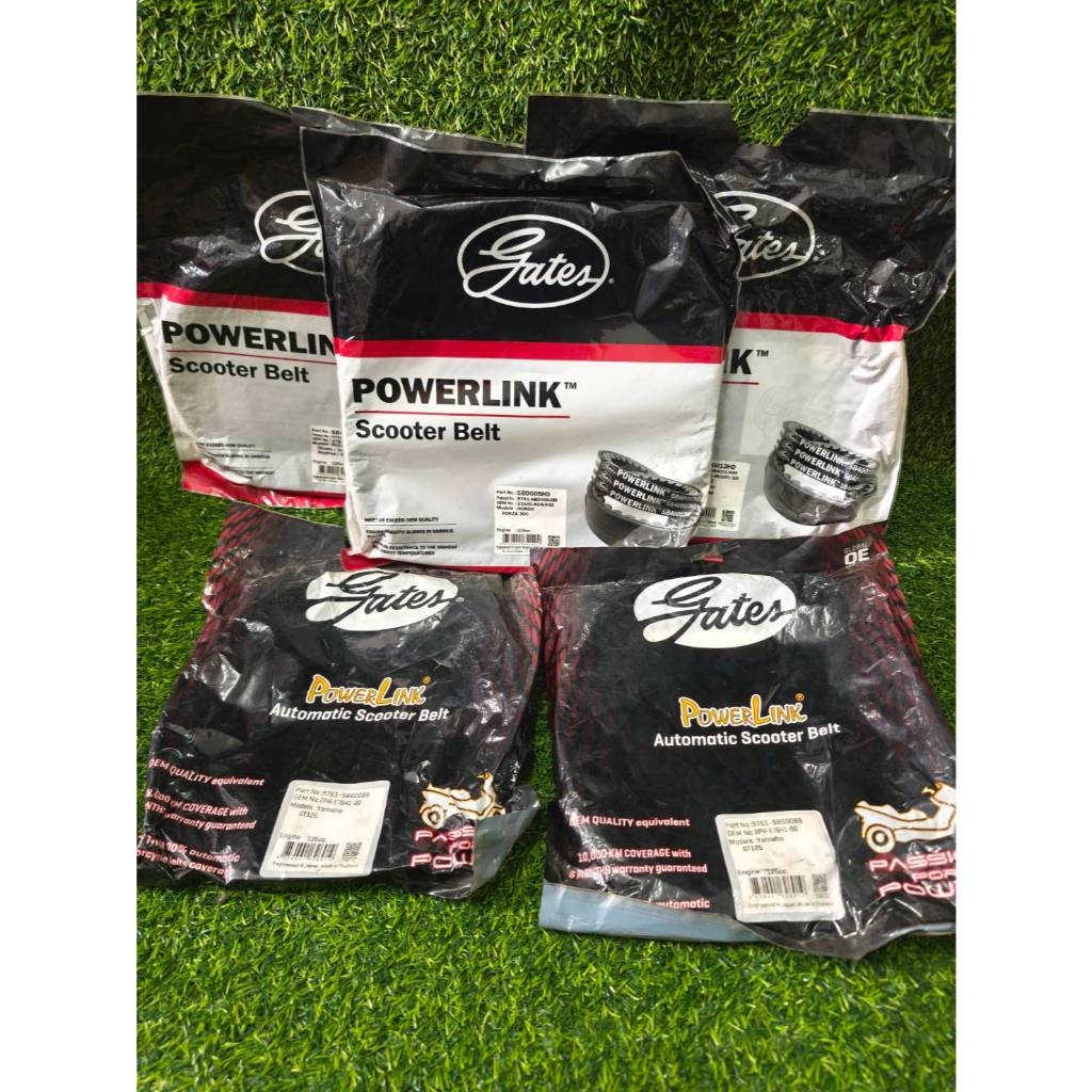 สายพาน Gates Powerlink สำหรับรถจักรยานยนต์ คุณภาพสูง