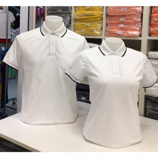 เสื้อโปโลกรมสรรพากร ผ้าcool ชายมีกระเป๋า หญิงไม่มีกระเป๋า